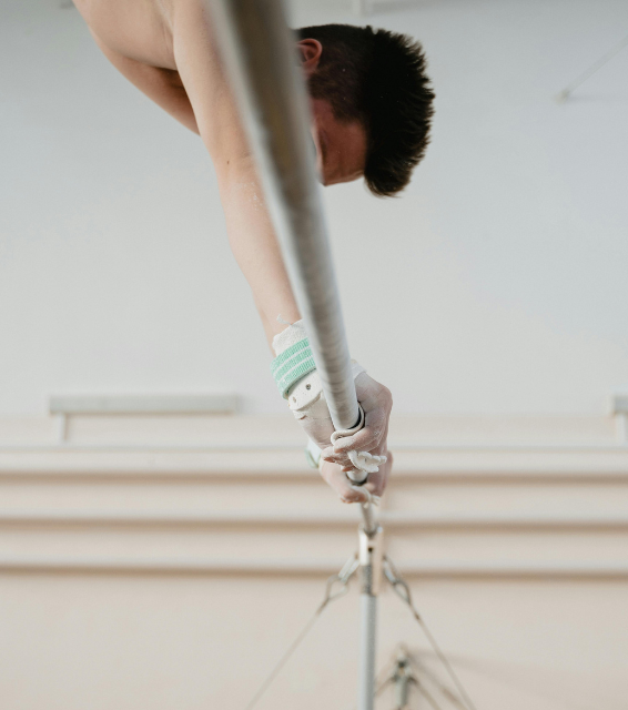 Spitzenleistung durch Mentaltraining im Leistungssport Hamburg, Turner in Aktion